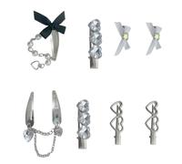 Versátil postizo de pelo elegante, clip para el pelo con personalidad, para uso diario y ocasiones especiales
