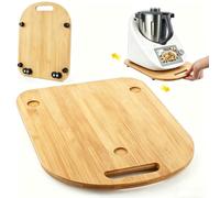 Versátil Tabla Corredera TM6, Movilidad sin Esfuerzo Base Deslizante de Bambú, Segura Sostenible Tabla de Madera para TM6, Tabla Deslizante TM5 para Varios Aparatos de Cocina