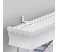 Versatile 3 in 1 Double Aluminum Curtain Rod Elegant Shower & Room Divider Includes Rollable Hooks Stylish Design for Home Decor & Space Separation