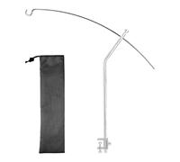 Versatile Camping Lantern Stand, Portable Camping Folding Light Pole, Adjustable Lamp Support Rack, Essential Camp Accessories for Adults, Perfect for Beach, Barbecue, Fishing, Travelers, Picnics