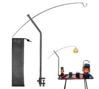 Versatile Camping Lantern Stand, Portable Camping Folding Light Pole, Adjustable Lamp Support Rack, Essential Camp Accessories for Adults, Perfect for Beach, Barbecue, Fishing, Travelers, Picnics