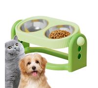Versatile Cat Bowl - Tazones para mascotas con diseño ligero, material PP Pet Feeding Dish with Sturdy Base, Pets Supplies Feeding Bowls, Dog Mealtime Dish for Indoor Outdoor Home