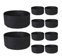 Versatile Garden Plant Grow Bags - 10 Pieces Tomato, Felt Plant Sacks for Potato Only, Strong Breathable Material, Multi-Use Gardening Solution for, Mushroom, Indoor & Outdoor Hydroponics