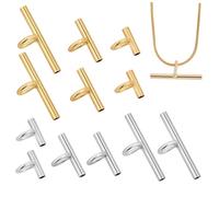 Versatile Jewelry Making Accessory 12pcs Brooch Pin Pendant Converter Se Fit for Necklace Creation