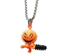 Versatile Pumpkin Pendant, Necklace Gothic Halloween, Jewelry Stable