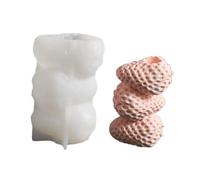 Versatile Silicone Mold For Handcrafting Stacked Candle Holders Great For Family Gatherings And Holiday Decorations Wax And Plaster Mold