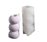 Versatile Silicone Mold For Handcrafting Stacked Candle Holders Great For Family Gatherings And Holiday Decorations Wax And Plaster Mold