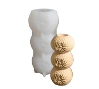 Versatile Silicone Mold For Handcrafting Stacked Candle Holders Great For Family Gatherings And Holiday Decorations Wax And Plaster Mold