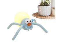 Versatile Spider Night Light, A Fun Night Light With Interchangeable Shapes | Decorative Poseable Light For Bedside, Nightstand, Table, Desktop, Nursery, Bedroom, Living Room, Kitchen, Christmas