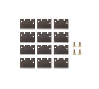 Versatile Tip for TS-100 Scraper for Printers Cooktop Surfaces Maintenance Hot Bed PEI Platform Cleaning Scraper 12PCS