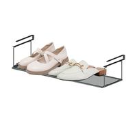 Versatile Under Counter Shelf, Stackable Shoe Rack, Space Efficient Storage, Easy Install Shelf Rack, Functional Under Shelf Organizer, Kitchen Storage, Stylish Under Shelf Rack