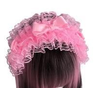 Versátiles lazos de encaje para el pelo, elegante diadema con adornos de mariposa para mujer, adecuada para múltiples ocasiones, banda elástica para el pelo