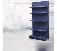 Versátiles pantallas de rejilla para minoristas, unidades de pared de 5 estantes, góndolas de merching, soluts independientes para una máxima visibilidad y ventas, ideal para accesorios de tienda