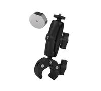 Versatilidad, montaje de abrazadera ajustable para instalación de antena en mástiles de yate remolques, estructura de aluminio, doble bola de cabeza, soporte de abrazadera