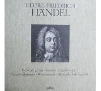 Verschiedene Interpreten und Orchester: Günther Wich & Süddeutsche Philharmonie / George Randolph Warren & New Classical Philharmony / Siegfried Stein / Hans-Martin Linde etc. - Georg Friedrich Händel: Concerti grossi / Sonaten / Orgelkonzerte / Feuerwerksmusik / Wassermusik / Alexanderfest-Konzert [Vinyl Schallplatte] [5 LP Box-Set]