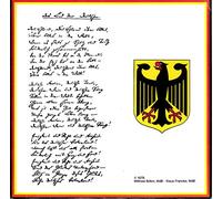 verschiedene Künstler - Das Lied der Deutschen / Deutschlandlied / Zur Geschichte des Deutschlandliedes / 1978 / Bildhülle / Wilfried Böhm # A-3800 / Deutsche Pressung / 7" Vinyl Single-Schallplatte /