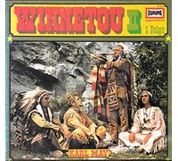 verschiedene Künstler - Karl May / Winnetou II 1. Folge / Bildhülle / EUROPA jugendserie # E 244 / Deutsche Pressung / 12 Zoll Vinyl Langspiel-Schallplatte / Hörspielfassung nach Karl May mit Original-Indianermusik und Kriegstänzen /