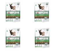 Versele-Laga Complete Cuni Adult | Paquete de 4 | 4 x 500 g | Alimento Completo para Conejos Adultos | Sabrosos pellets Todo en uno | con Fibras largas y Hierbas