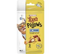 Versele laga Lara Snack Pillows With Salmon Happy Fur Gatos Golosinas con Salmón 60 g
