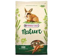 Versele Laga Nature Cuni | 2,3kg | Pienso Completo para Conejos y Conejos Enanos | con trozos crujientes Ricos en Fibra para una dentadura Sana y Sana