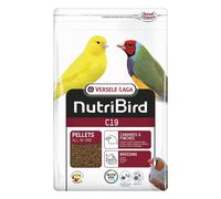 NutriBird C19 - Alimento de mantenimiento para canarios, jilgueros tropicales y europeos - Versele-Laga - Cantidad: 3 kg