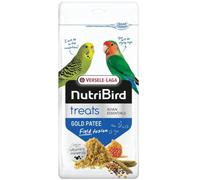 Versele-Laga NutriBird Treats Gold Patee Field Fusion | Pack Doble | 2 x 250 g | Alimento complementario para aves | Humedecido con miel 100% natural | Contiene lisina y metionina
