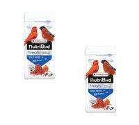 Versele-Laga NutriBird Treats Gold Patee Red Fusion | Paquete Doble | 2 x 250 g | Alimento complementario para periquitos Rojos | Humedecido con Miel 100% Natural | Contiene lisina y metionina