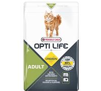 Opti Life Adult - Pienso seco para gato adulto - Pollo - Cantidad: 2,5 kg