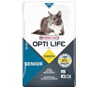 VERSELE LAGA - Pienso para Gatos OPTI Life Senior - Alimento para Gatos Adultos - Sin Cereales - Pollo - 2,5kg
