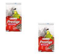 Versele-Laga Prestige Parrots | Paquete Doble | 2 x 1 kg | Alimento Complementario para Loros | con Semillas de Girasol