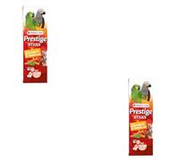 Versele-Laga Prestige Sticks Loros con Verduras y Diente de león | Paquete Doble | 2 x 140 g | Snack para Loros | Sin azúcar añadido y sin conservantes sintéticos