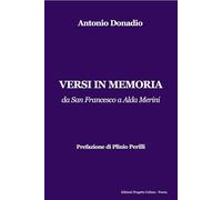 Versi in memoria. Da San Francesco a Alda Merini (Poesia)