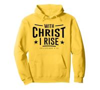 Versículo bíblico Cristiano con Cristo I Rise Philippians 4:13 Sudadera con Capucha