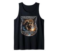 Versículo bíblico Cristiano Cruz Religiosa Lindo Dicho de fe Camiseta sin Mangas
