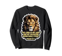 Versículo bíblico Cristiano El Señor es mi luz y mi salvación Sudadera