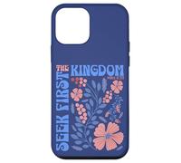 Versículo bíblico cristiano inspirador Seek First The Kingdom Carcasa para iPhone 12 mini