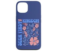 Versículo bíblico cristiano inspirador Seek First The Kingdom Carcasa para iPhone 13