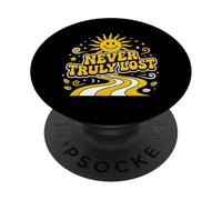 Versículo bíblico de inspiración de fe Cristiana Never Truly Lost PopSockets PopGrip Adhesivo