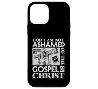 Versículo bíblico del Evangelio Not Ashamed Dios Jesús Regalos cristianos Carcasa para iPhone 12 mini