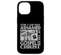 Versículo bíblico del Evangelio Not Ashamed Dios Jesús Regalos cristianos Carcasa para iPhone 14