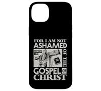 Versículo bíblico del Evangelio Not Ashamed Dios Jesús Regalos cristianos Carcasa para iPhone 14 Plus