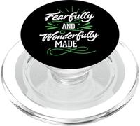 Versículo bíblico temeroso y maravillosamente Hecho Salmo 139:14 PopSockets PopGrip para MagSafe