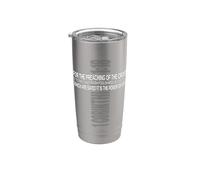 Versículo de la Biblia 1 Corintios 1:18 KJV Vaso térmico de acero inoxidable de doble pared