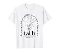 Versículo de la Biblia Ahora la fe es la Seguridad de Las Cosas esperadas Camiseta