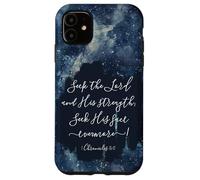 Versículo de la Biblia Cristiana Busca al Señor y su Fuerza Carcasa para iPhone 11