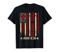 Versículo de la Biblia Cristiana Libre de Indeed 4 de Julio Patri Camiseta