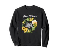 Versículo de la Biblia para I Know Christian Fall Autumn Sunflower Sudadera