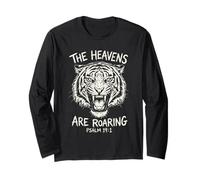 Versículo de la Biblia The Heavens Are Roaring Tiger Manga Larga