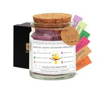 Versículos Bíblicos En Una Olla | Maceta De Versículos Bíblicos Inspirantes, Ollas De Escrituras De Tarjetas De Oración, Tarro De Versículos Benditos Espirituales Bíblicos, Suministros De Estudio