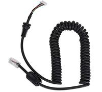 Versión actualizada Cable de micrófono de Mano de 6 Pines con Accesorios de Anillo magnético para Coche FT-7800 / FT-8800 / FT-8900 / FT-1802 / FT-1807 / M-1900 / FT1907 / FT7900R, etc.